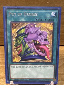 Pot of Desires - TOCH-EN057 -Rare Yugioh - LP - Image 1