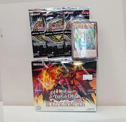 Yu-Gi-Oh! Blazing Dominion Booster Box - Plus 3 x OTS and PROMO CARD - SEALED - Image 1