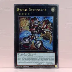 YuGiOh! Ryzeal Detonator (Quarter Century Secret) CRBR-EN007 1st Edition NM - Image 2