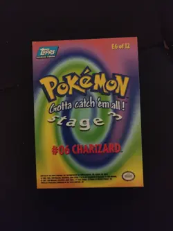 Charizard E6 Topps Pokemon the First Movie 1999 Holo Foil - Image 4