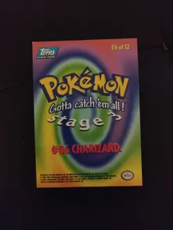 Charizard E6 Topps Pokemon the First Movie 1999 Holo Foil - Image 5