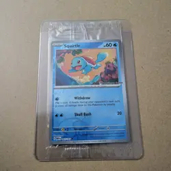 Pokemon Center Stamped Reverse Holo Squirtle Promo 007/165 Pokemon 151 Sealed - Image 1