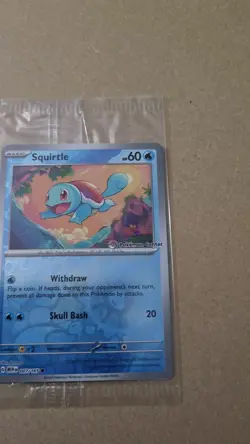 Pokemon Center Stamped Reverse Holo Squirtle Promo 007/165 Pokemon 151 Sealed - Image 2