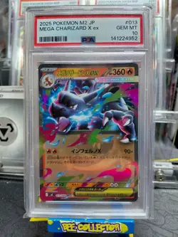 Pokemon TCG Mega Charizard x Ex 13/80 inferno x japanese PSA 10 GEM MINT - Image 1
