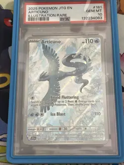 Pokemon TCG Articuno 161/159 Journey Together PSA 10 (Guard Included) - Image 1