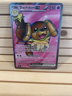 The Pokemon Company Dachsbun ex 160/142 SV07 Special Illustration Rare Holo 250… - Image 1