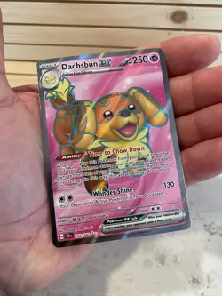 The Pokemon Company Dachsbun ex 160/142 SV07 Special Illustration Rare Holo 250… - Image 2