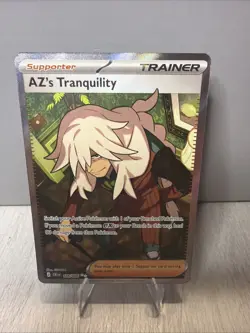 Pokemon TCG Trainer AZ's Tranquility 106/086 Me04: Chaos Rising Holo Support UR - Image 1