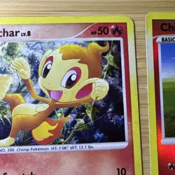 Pokemon Tcg Chimchar [Stamped] #56 Pokemon Majestic Dawn + Pop 6 Holo 14/17 - Image 4