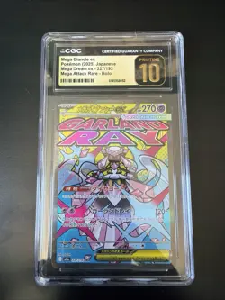 2025 POKEMON JPN MEGA DREAM EX #227/193 MEGA DIANCIE EX CGC 10 PRISTINE - Image 1