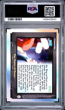 2000 TOPPS POKEMON TV ANIMATION SER 2 TOWER OF TERROR PSA 8.5 POPULATION ONE!!! - Image 2