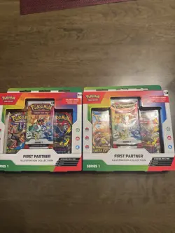 2x Pokemon TCG: First Partner Illustration Collection Series 1 - New & Sealed - Image 1