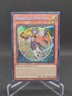Yu-Gi-Oh! Dracotail Phryxul DOOD-EN023 Spellcaster Effect Holo 1st Edition - Image 1