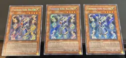 Konami Yu-Gi-Oh! Thunder King Rai-Oh YG02-EN001 Secret Rare Limited Edition x3 - Image 1