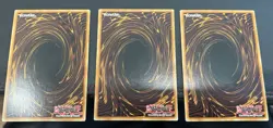 Konami Yu-Gi-Oh! Thunder King Rai-Oh YG02-EN001 Secret Rare Limited Edition x3 - Image 2