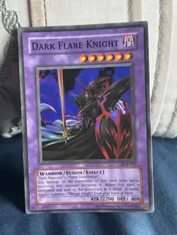 Konami Yu-Gi-Oh! TCG Dark Flare Knight DCR-017 Dark Crisis Super Rare EN - Image 1