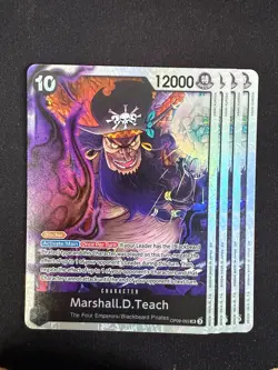FOUR X Marshall.D.Teach (OP09-093) One Piece PRB02 (English) - Image 1