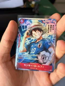 One Piece Custom Card Luffy x Samurai Jap Holo - Image 3