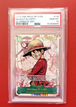 Monkey.D.Luffy (118) ( Alternate Art) OP13-118 Carrying On His Will... - Image 2