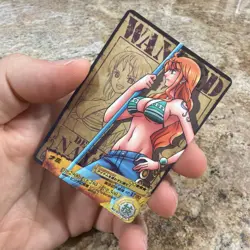 One Piece AR Carddass Nami Wanted! No. 02-08 Berry Match 2011 Bandai - Image 1