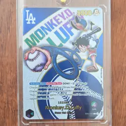 2025 Dodgers X One Piece, Luffy EB02-010 Promo Card - Image 1