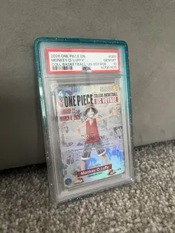 ONE PIECE PROMO COLLEGE BASKETBALL: US VOYAGE MONKEY D. LUFFY PSA 10 - Image 1