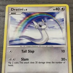 Dratini DPBP#178 91/146 - Pokemon TCG Legends Awakened Rainbow Card vintage 2008 - Image 2