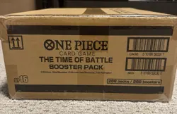 ONE PIECE CARD GAME THE TIME OF BATTLE BOOSTER CASE OP16 ENGLISH IN-HAND SHIP ND - Image 1