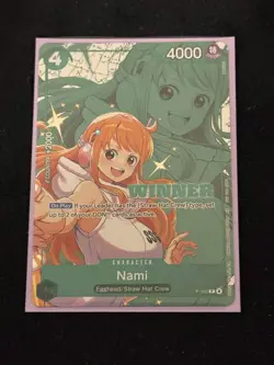 Nami (Winner Pack 2026 Vol. 2) P-102 One Piece Promotion Cards Foil - Image 1