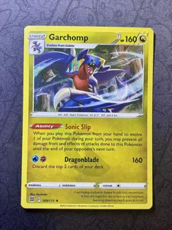 Garchomp 109/172 Swsh09: Brilliant Stars Holo Pokemon TCG Pokemon Cards - Image 1