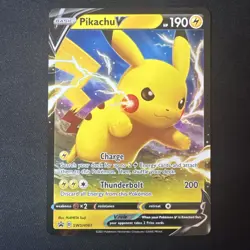 Pokemon Pikachu V SWSH061 SWSH: Sword & Shield Promo Cards Holo - Image 1