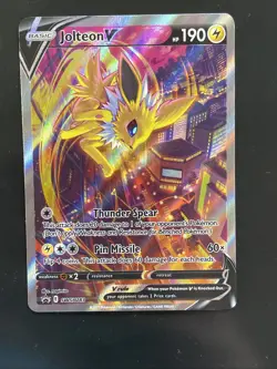 Jolteon V SWSH183 SWSH: Sword & Shield Promo Cards Holo - Image 1