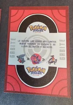 GABITE - POKEMON TCG POKEDEX EDITION FOIL CARD - Image 2