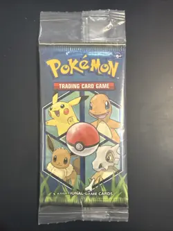 Pokemon TCG SEALED 2019 GENERAL MILLS Sun & Moon Let's Go Kanto 3 Card Mini Pack - Image 1