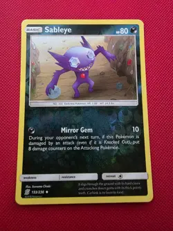 Sableye Reverse Holo 133/236 Uncommon SM11 SM - Unified Minds LP Pokemon Card - Image 1