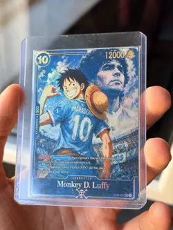 One Piece Custom Card Luffy X Maradona - Image 4
