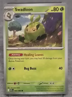 Swadloon 2/86 Common | White Flare | Pokemon Card - Image 1