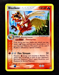2006 Pokemon BLAZIKEN Ex Power Keepers Set COSMOS HOLO Foil Rare Card 5/108 NM - Image 3