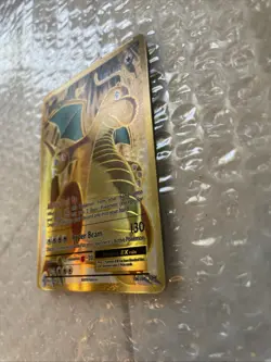 Dragonite EX Full Art Golden Holo Card 106/108 Evolutions XY - Image 3