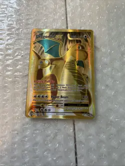 Dragonite EX Full Art Golden Holo Card 106/108 Evolutions XY - Image 5