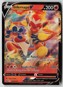 Pokemon TCG SWSH: Sword & Shield Promo Cards #SWSH252 Infernape V - Image 1