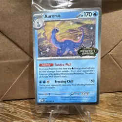 Pokemon Aurorus Tundra Holo Promo Card 024/088 HP 170 Attack 150 - Image 1