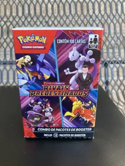 1x PORTUGUESE Booster Bundle Destined Rivals 18 Boosters (6-Card packs) Pokemon - Image 1
