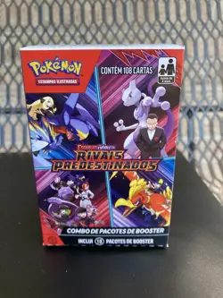 1x PORTUGUESE Booster Bundle Destined Rivals 18 Boosters (6-Card packs) Pokemon - Image 2