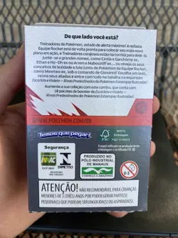 1x PORTUGUESE Booster Bundle Destined Rivals 18 Boosters (6-Card packs) Pokemon - Image 3