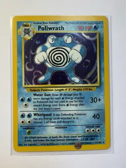 5 Pokemon Cards Holo Hitmonchan Ninetales Magneton Clefairy Poliwrath - Image 3