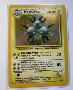 5 Pokemon Cards Holo Hitmonchan Ninetales Magneton Clefairy Poliwrath - Image 5