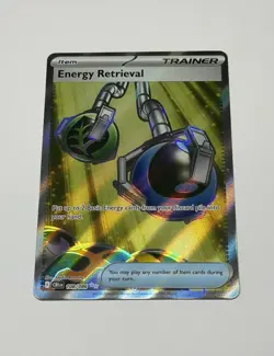 Energy Retrieval 108/086 Ultra Rare ME04: Chaos Rising Pokemon Card TCG NM - Image 1