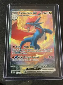 Pokemon TCG Salamence EX Journey Together Special Illustration Rare Card 187/159 - Image 1