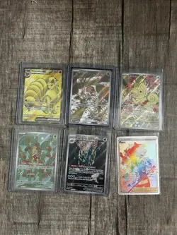 Pokemon Card Lot - IR, Full Art, V, VMAX - 14 Cards Total NM Pokemon TCG - Image 1